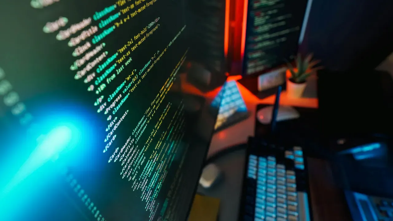 Code and data on screen